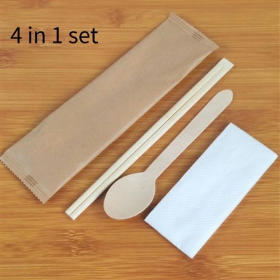 Leseni jedilni pribor za enkratno uporabo